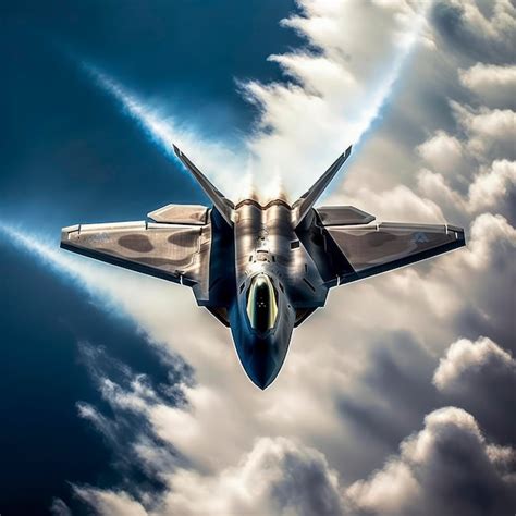 Premium AI Image | F22 Raptor Fighter Jet