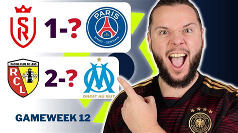 Ligue Gameweek Predictions Betting Tips Reims Vs Psg Youtube