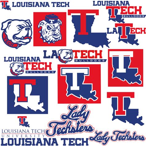 Louisiana Tech SVG, University SVG, Bulldogs SVG, Game Day, Basketball, Football, College ...