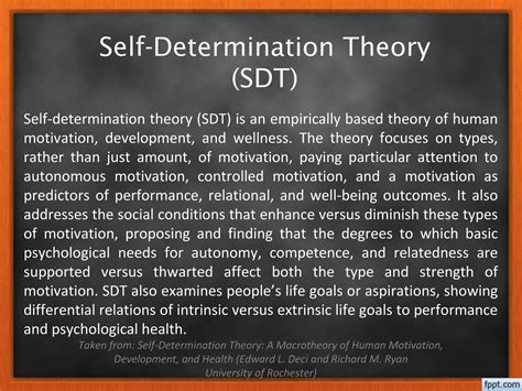 Self determination theory | PPT