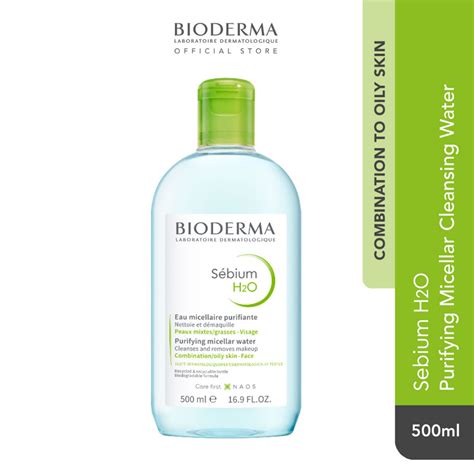 Bioderma Sebium H2o Purifying Micellar Cleansing Water Oily Acne Prone Skin 100ml 250ml 500ml