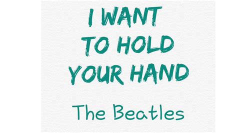 I Want To Hold Your Hand The Beatles Cover Youtube