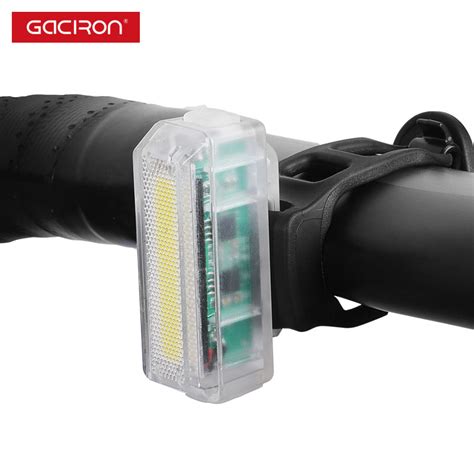 GACIRON Bike Warning Front Light 20Lumens USB Rechargeable Smart LED