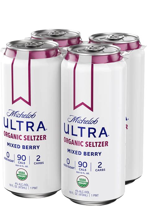 Michelob Ultra Mixed Berry Organic Hard Seltzer | Total Wine & More