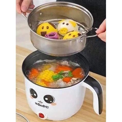 Multifunction Electric Stainless Steel Hot Pot Noodles Steamed 1 5L MINI Rice Cooker Lazada PH