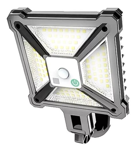 Ripley FOCO SOLAR LED CON SENSOR MOVIMIENTO CUADRADO CON CONTROL