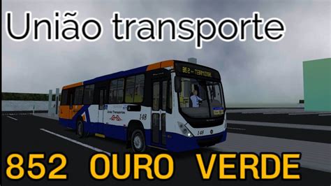 Proton Bus Fazendo A Linha 852 No Mapa RMBS YouTube