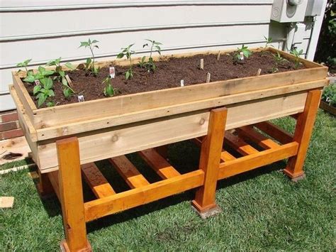 Diy Waist High Planter Box 1000 Garden Boxes Above Ground Garden Vegetable Garden Boxes