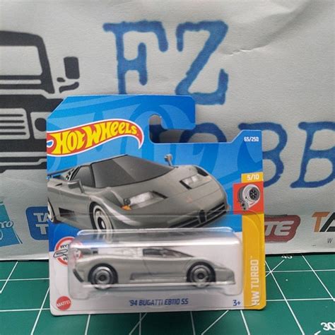 Hot Wheels BUGATTI BUGGATTI EB SS Short Card HW Exotics HW Turbo Shopee Malaysia