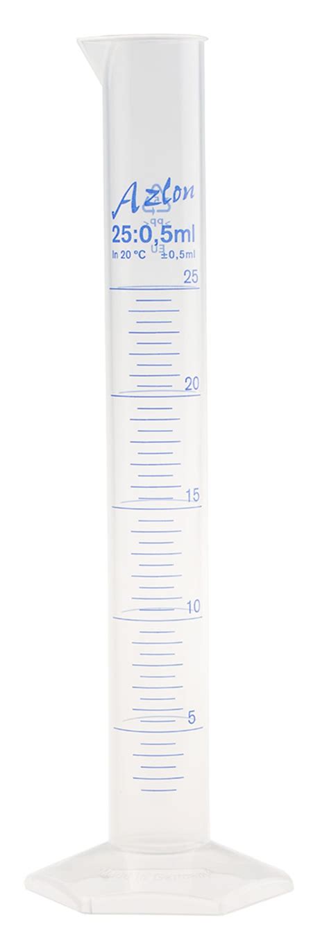 RS PRO RS PRO PP Graduated Cylinder 25ml 461 0847 RS Components