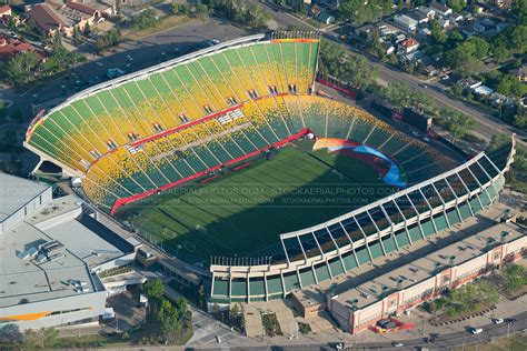 Aerial Photo Commonwealth Stadium Edmonton