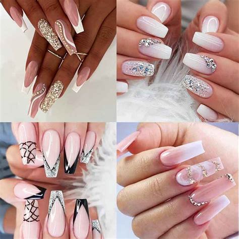 24 peça unhas postiças realista decoradas em gel francesinha