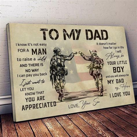 Love Letter To My Dad From Son You Are Appreciated Veteran Dad Matte