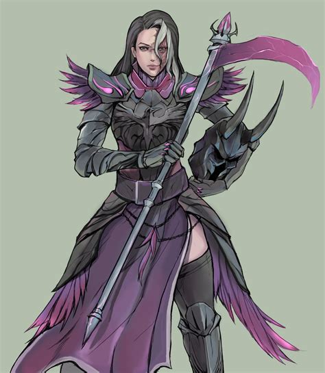 [OC] Melena Dyrk, my Paladin/Warlock for a tier 4 game. [Commission ...