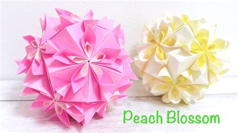 折り紙 お花のくす玉を作ってみた！作り方how To Make A Flower Kusudama With Origamipaper