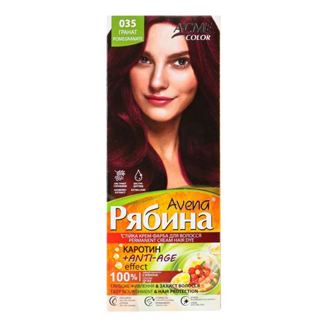 Крем-краска для волос Avena Рябина №035 Acme Color 1шт Acme Color ...