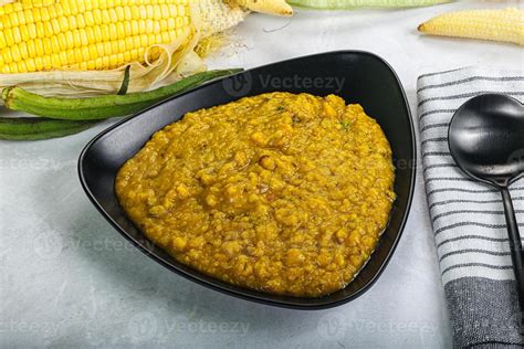 Vegan cuisine - Indian soup daal 43422035 Stock Photo at Vecteezy