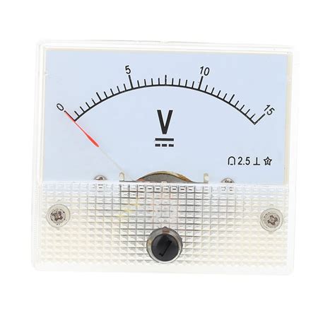 Cusimax 85C1 DC Analog Pointer Voltage Meter Panel 15V Gauge Voltmeter