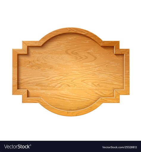 3d wooden signage signboard signpost Royalty Free Vector