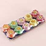 Buy Send Matki Shaped Wax Diyas Set Of Online Fnp