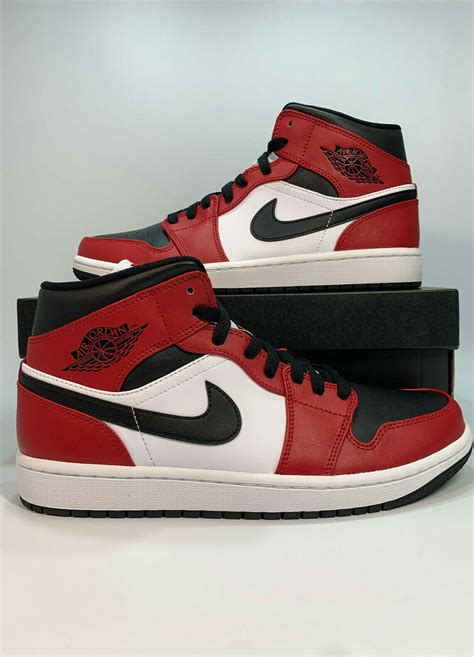 において ヤフオク NIKE AIR JORDAN 1 MID CHICAGO BLACK TOE 27cm となります