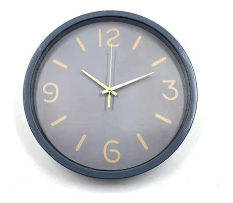 Reloj De Pared Grande Silencioso Cm Deco Moderno Pp