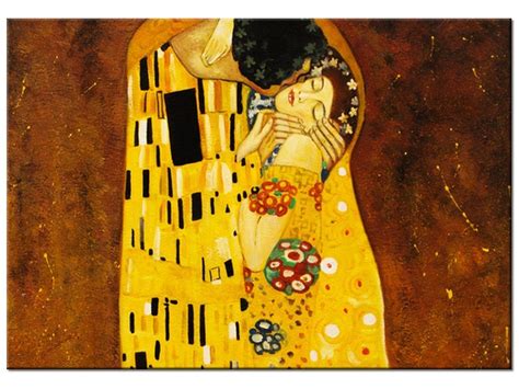 Obraz Pocałunek wg Gustav Klimt 100x70 cm Oobrazy Sklep EMPIK