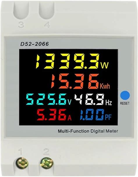 Contatore Di Energia Monofase Monitor Di Utilizzo Dell Elettricit Su