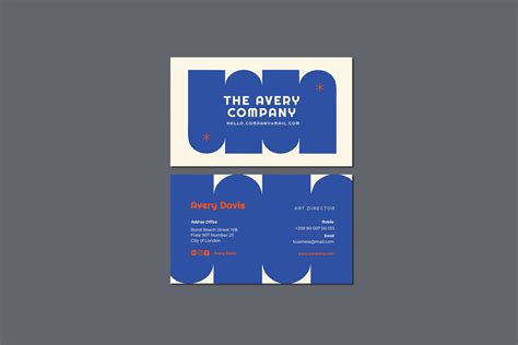 The Avery Company Business Card Graphic by maghrib · Creative Fabrica