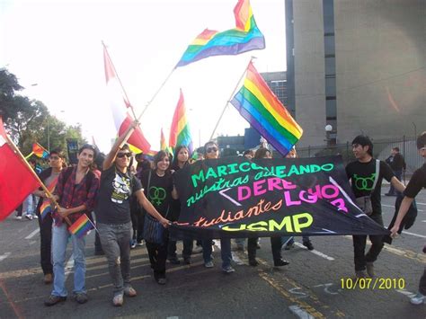 Derecho LGTB USMP IX Marcha del Orgullo Gay 2010 Lima Perú LGBT 5ta versión protesta e