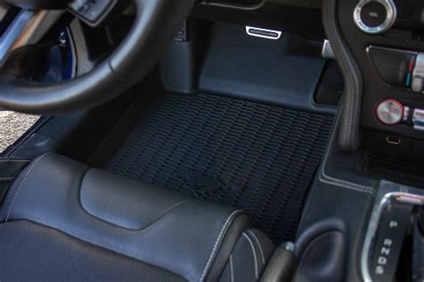 Ford Mustang All Weather Floor Liners W Pony Logo 15 24