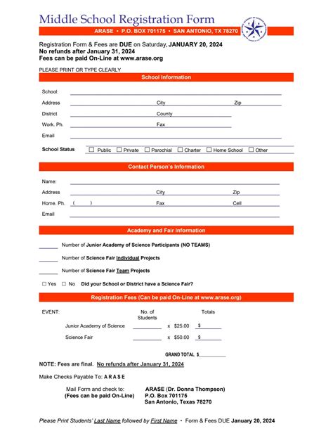 2023 2024 MS Registration Form Pdf Google Drive