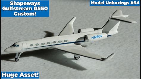 EPIC Gulfstream G550 1 400 Custom By Shapeways Unboxing Model