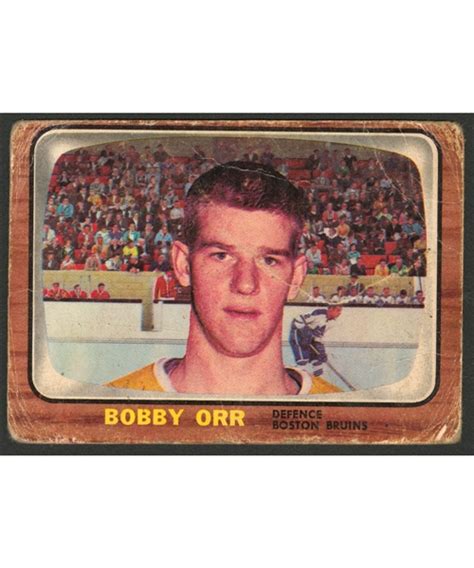 Lot Detail Topps Hockey Card Hofer Bobby Orr Rookie