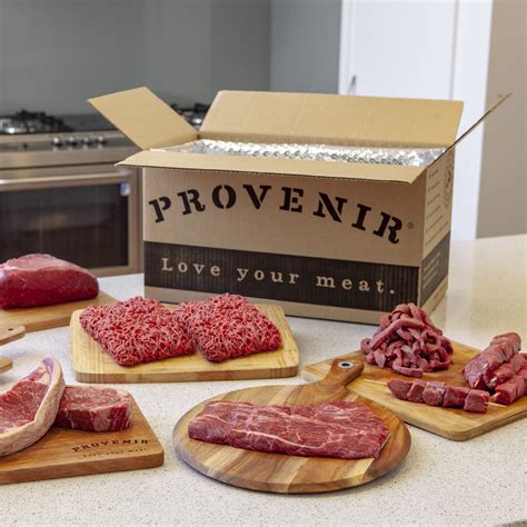 Provenir Premium Grass Fed Beef Box 6 2kg Nourishme Organics