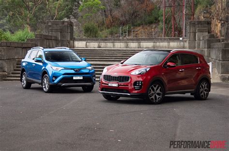 Toyota Rav Vs Kia Sportage Fleet Car Comparison Performancedrive