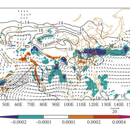 Distribution Of Total Precipitation In 20 Mei Yu Front Precipitation