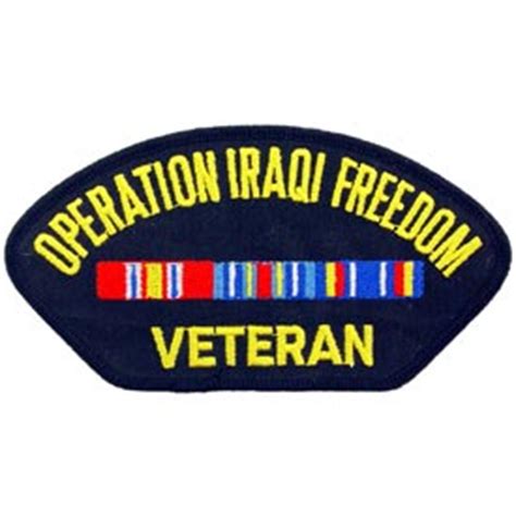 Operation Iraqi Freedom Veteran Hat Patch North Bay Listings