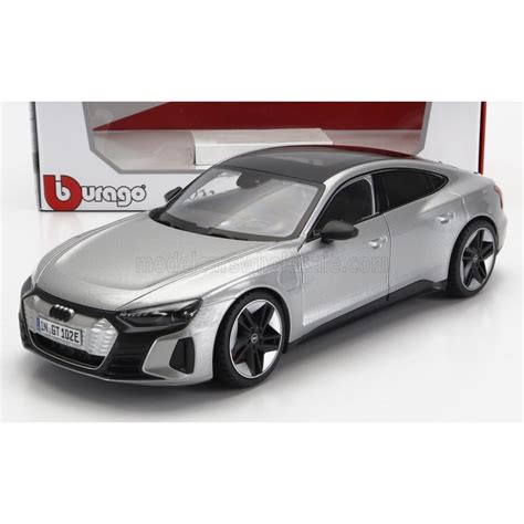 Audi RS E Tron GT 2022 Silver Bburago BU18 11050SILVER Miniatures