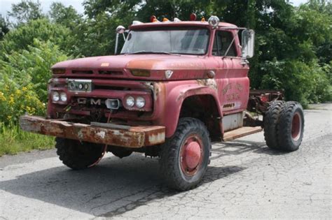 1960s Gmc 4000 Truck V6 5 Speed 6cyl Manual 4 Wd Gas Heavy Duty Dually