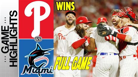 Phillies Vs Marlins FULL GAME WILD CARD October 04 2023 MLB