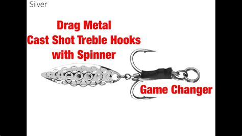 Duo International Drag Metal Cast Shot Treble Hooks With Blades Youtube