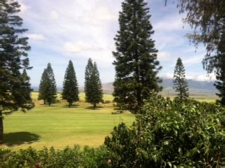 Pukalani golf course view house + Kula Bistro