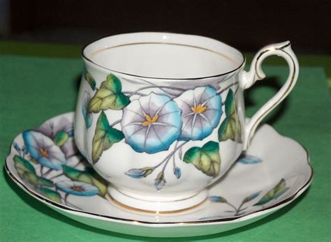 Vintage Royal Albert Morning Glory Tea Cup And Saucer