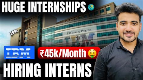 Ibm Launched Summer Internships For Students Graduates Internship