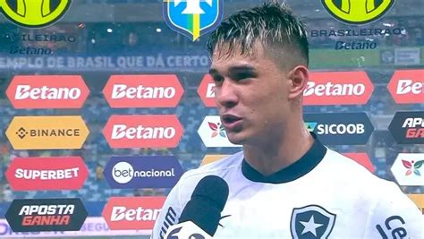 Mateo Ponte comemora segundo gol pelo Botafogo e destaca vitória sobre