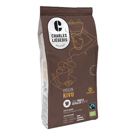 Ekologiška malta kava Charles Liégeois Kivu 250 g