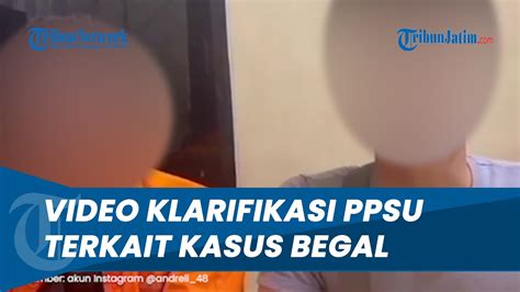 Petugas PPSU Yang Mengaku Dibegal Saat Ambil Uang THR Minta Maaf Buat