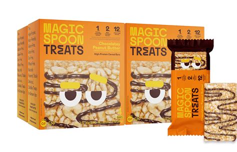 Chocolate Peanut Butter Cereal Treats Cereal Snack Bars Magic Spoon