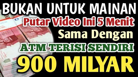 Video Ini Bukan Untuk Mainan Atm Terisi Sendiri Usd Milyar Insya